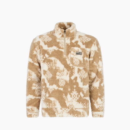 PROTEST M KINSLEY OUTDOOR 1/4 ZIP TOP BAMBOO BEIG 31752002-567