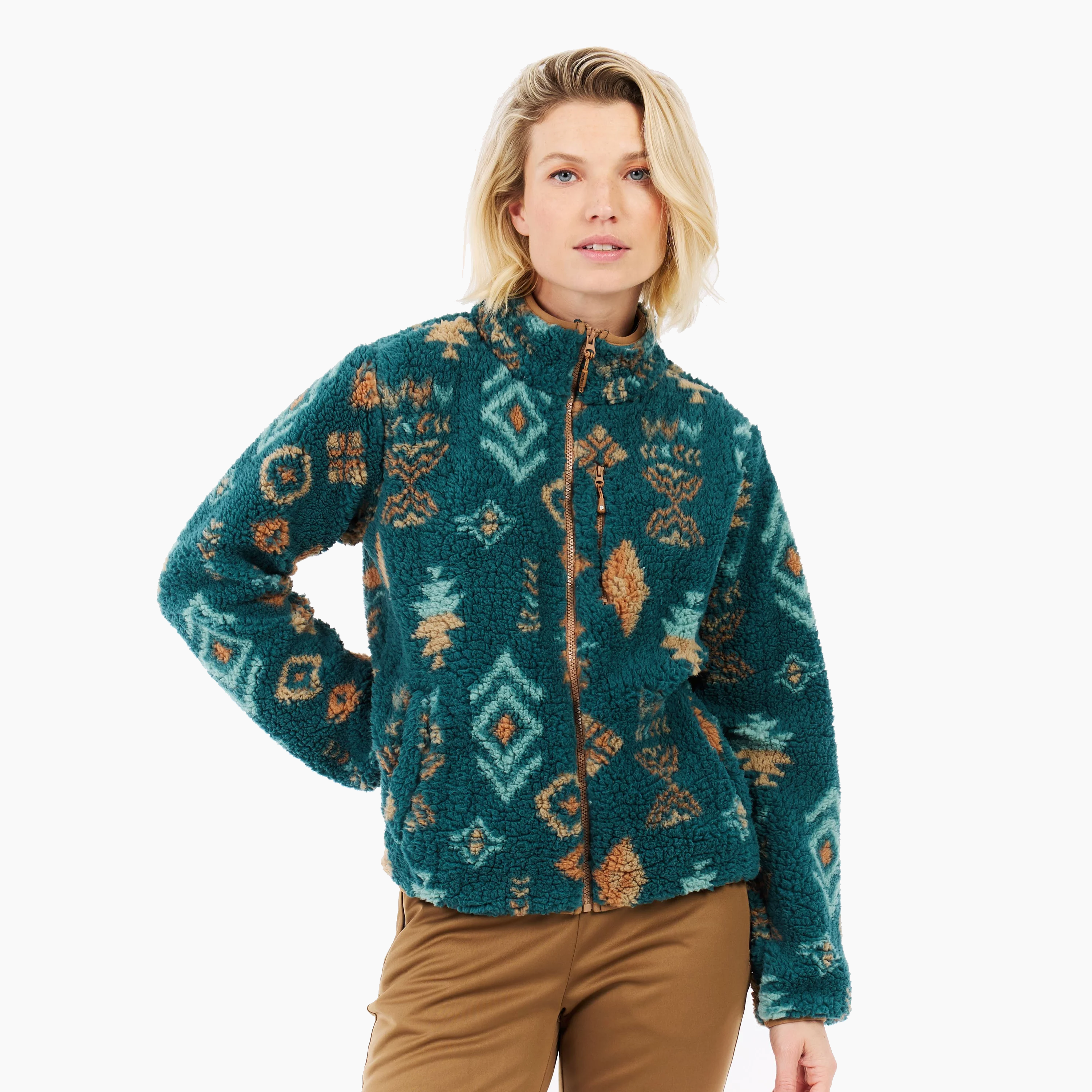 PROTEST W ADELE OUTDOOR FULL ZIP TOP RAINST BLUE 33652000-514