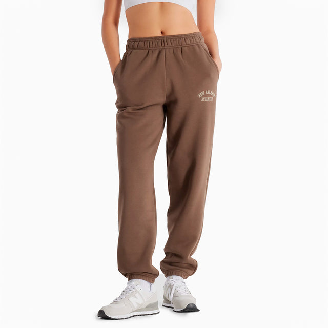 NEW BALANCE SEASONAL W' GRAPHIC SWEATPANT BROWN - WP43500