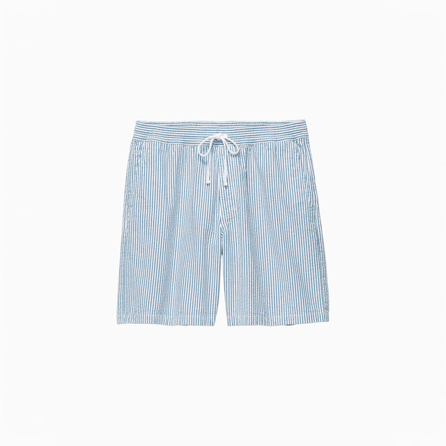 VANS SHORT RANGE SEERSUCKER WAIST GREY & BLUE - VN0005ZWBWR1