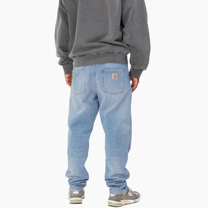 CARHARTT WIP NEWEL PANT BLUE LIGHT USED WASH - I029208