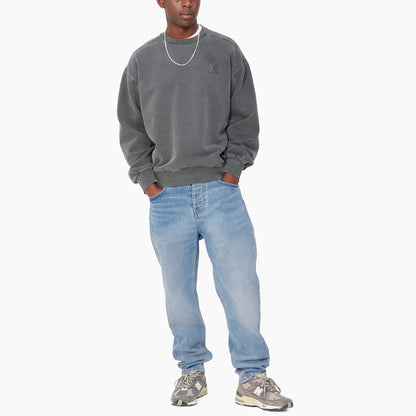 CARHARTT WIP NEWEL PANT BLUE LIGHT USED WASH - I029208