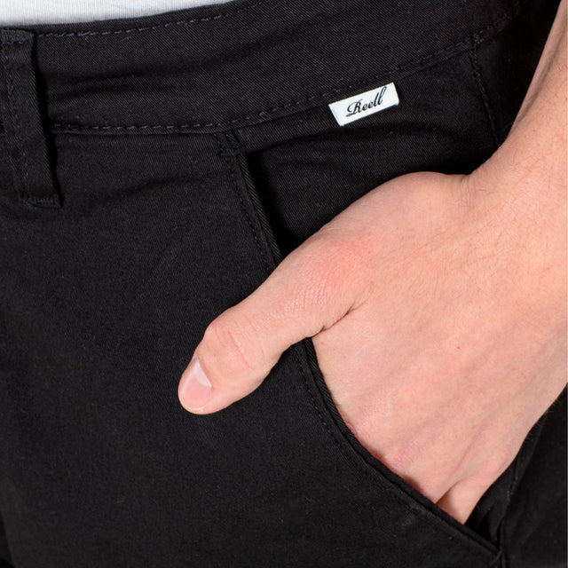 REELL FLEX TAPERED CHINO BLACK