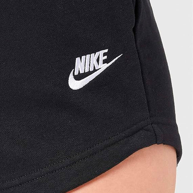 NIKE BASIC SHORT COTON NOIR ET BLANC - CJ2158