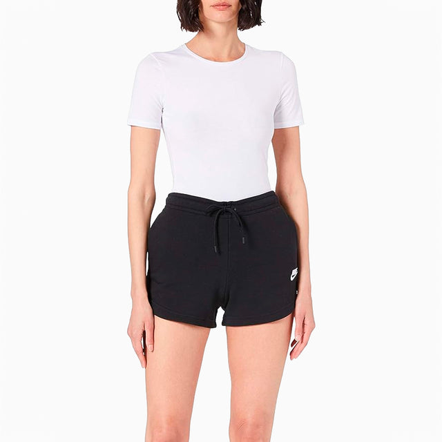 NIKE BASIC SHORTS COTTON BLACK & WHITE - CJ2158