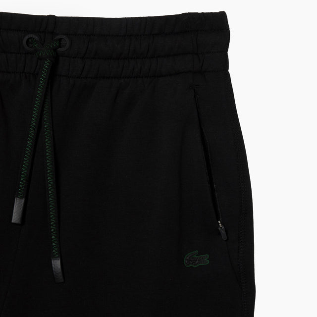 LACOSTE TRACKSUIT PANT DOUBLE LAYER BLK LOGO & GREEN - XF0343