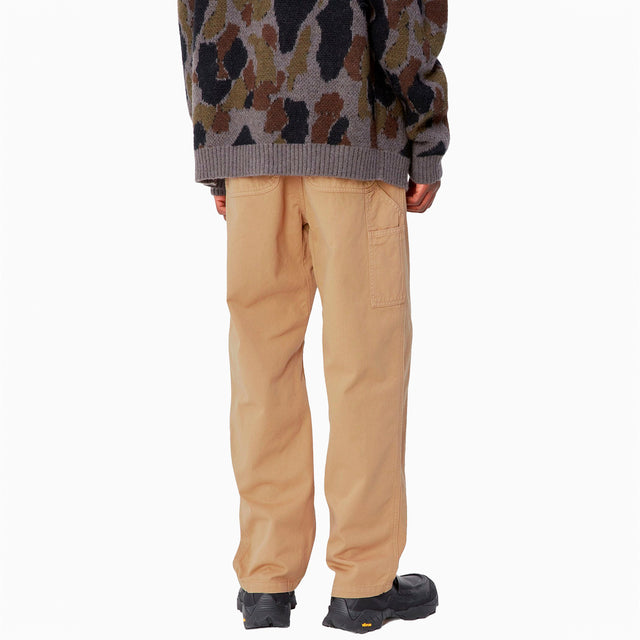 CARHARTT WIP FLINT PANT PEANUT GARMENT DYED - I029919