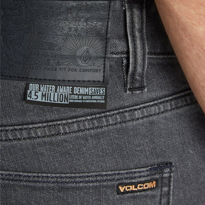 VOLCOM VORTA DENIM PANT EASY ENZYME GRAY - A1912302
