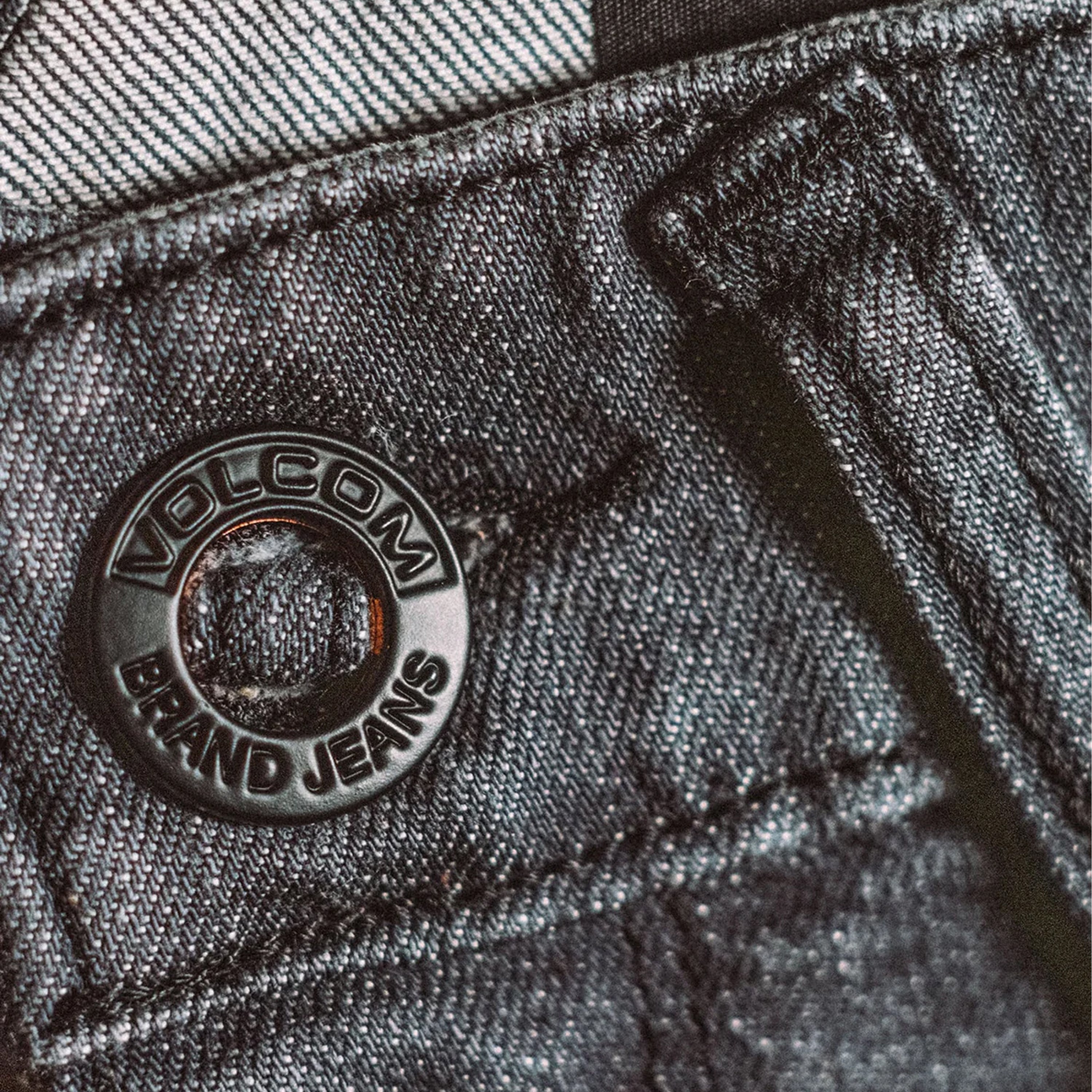 VOLCOM VORTA DENIM PANT EASY ENZYME GRAY - A1912302