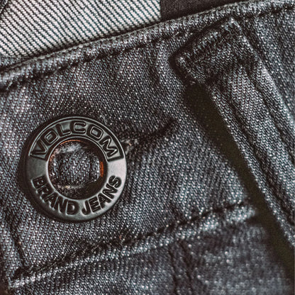 VOLCOM VORTA DENIM PANT EASY ENZYME GRAY - A1912302