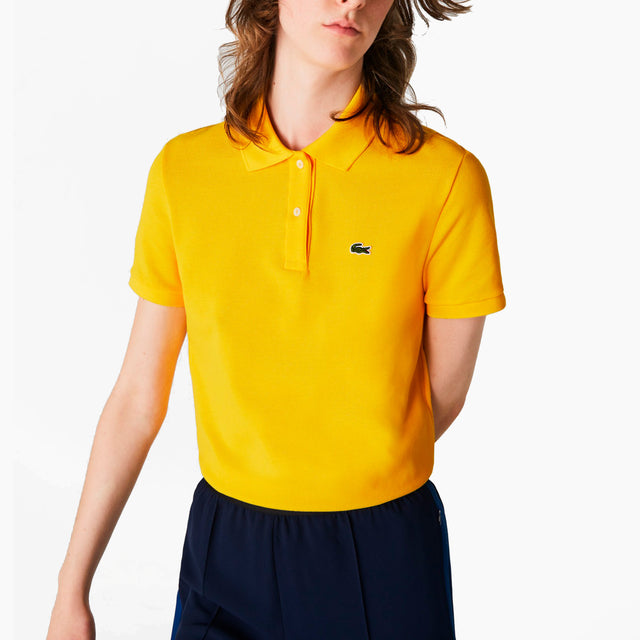 LACOSTE W' POLO CLASSIC FIT BASIC LOGO YELLOW - PF7839