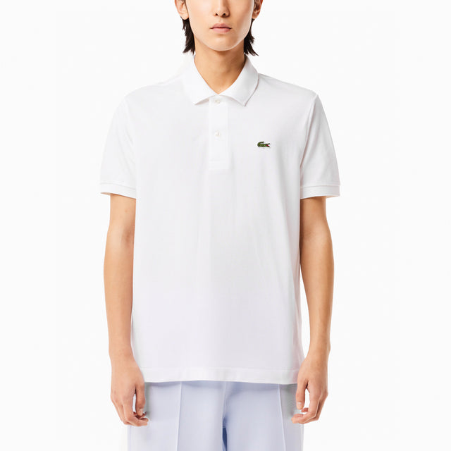 LACOSTE POLO ORIGINAL COUPE CLASSIQUE BLANC - L1212