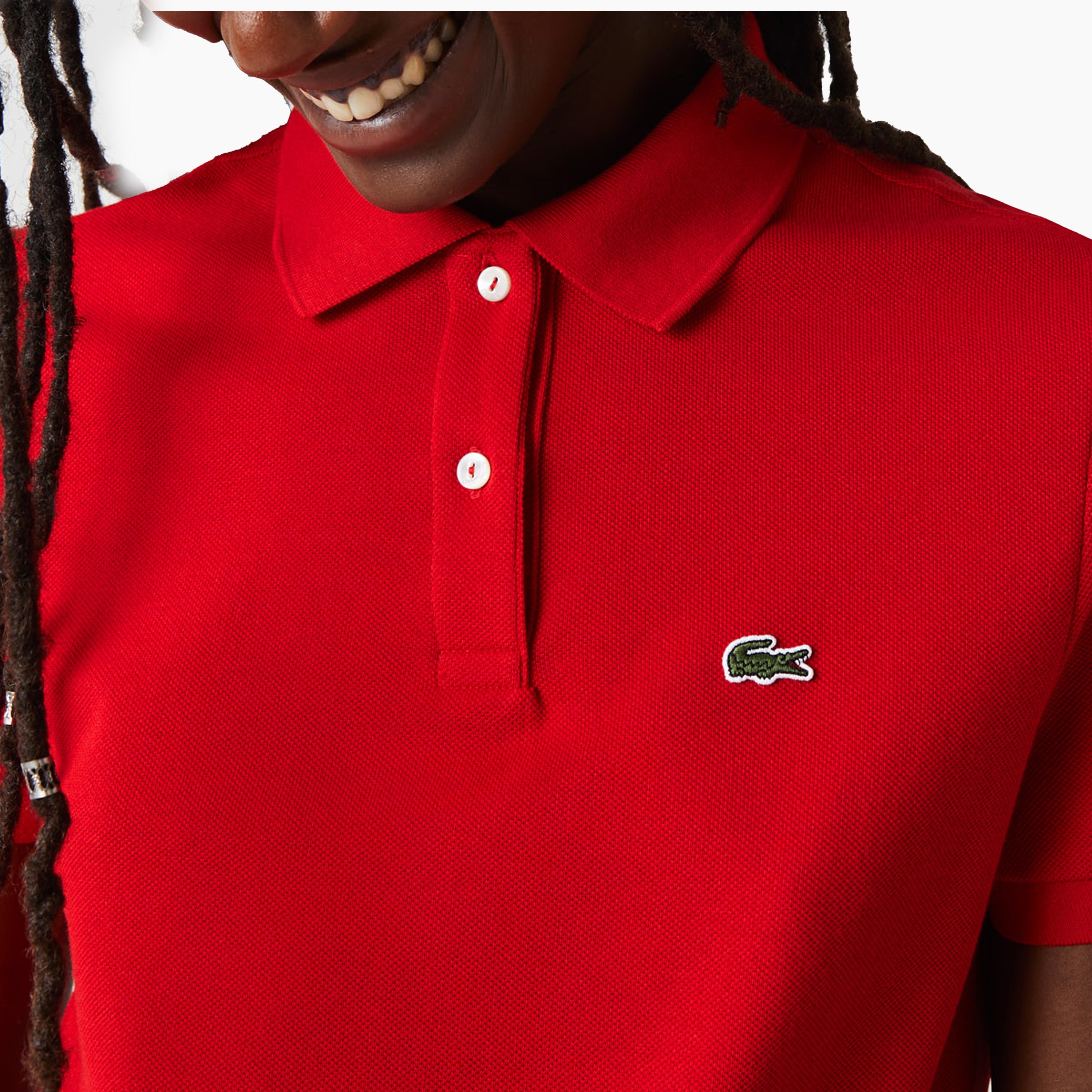 LACOSTE POLO CLASSIC FIT BASIC LOGO RED PF7839