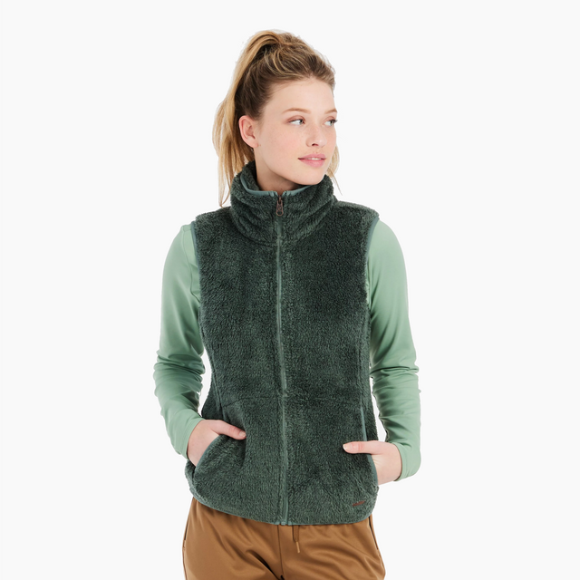 PROTEST PRTRUNDLE24 OUTDOOR BODYWARM TEEDY WAISTCOAST EVERGREEN