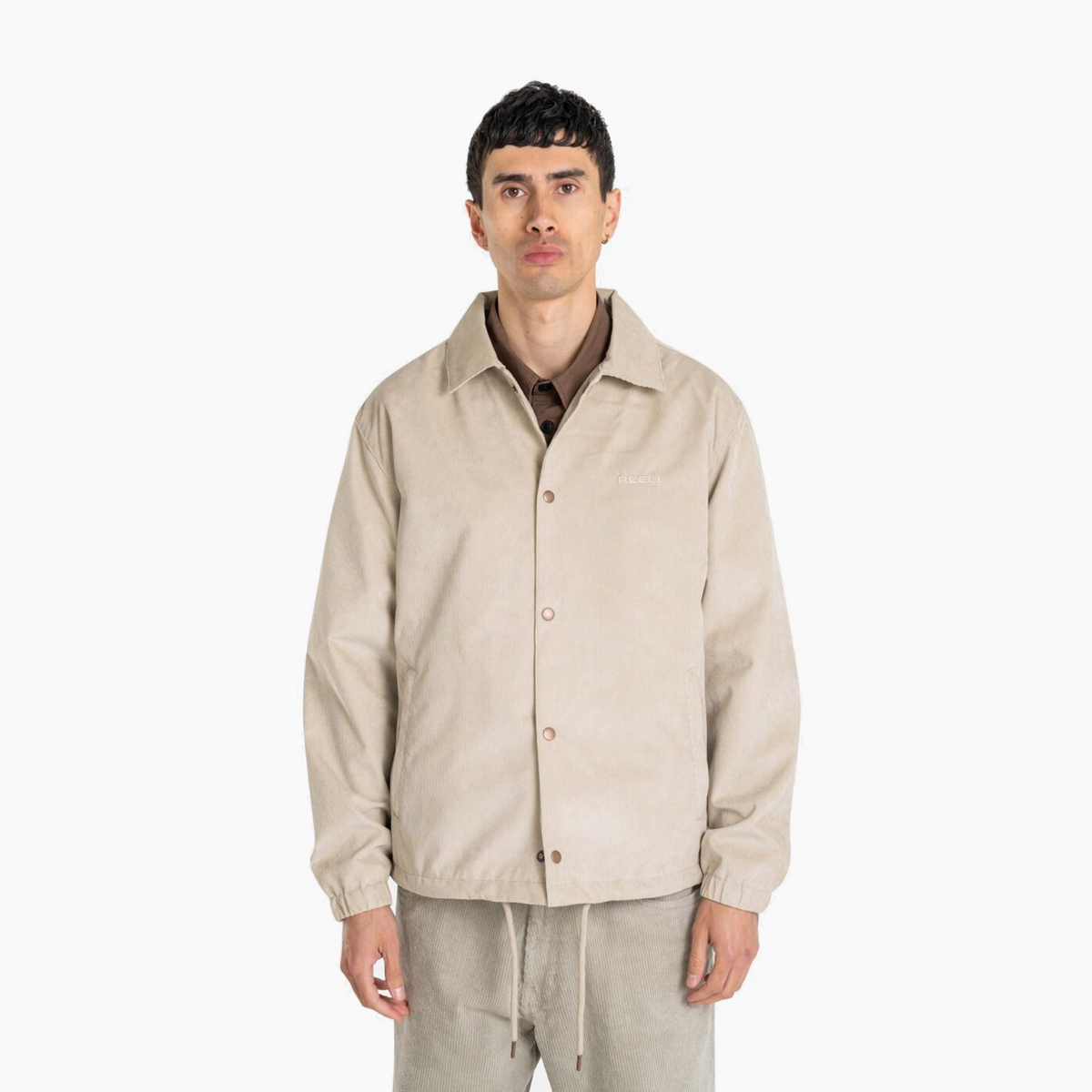REELL COACH JACKET TAUPE RE4498