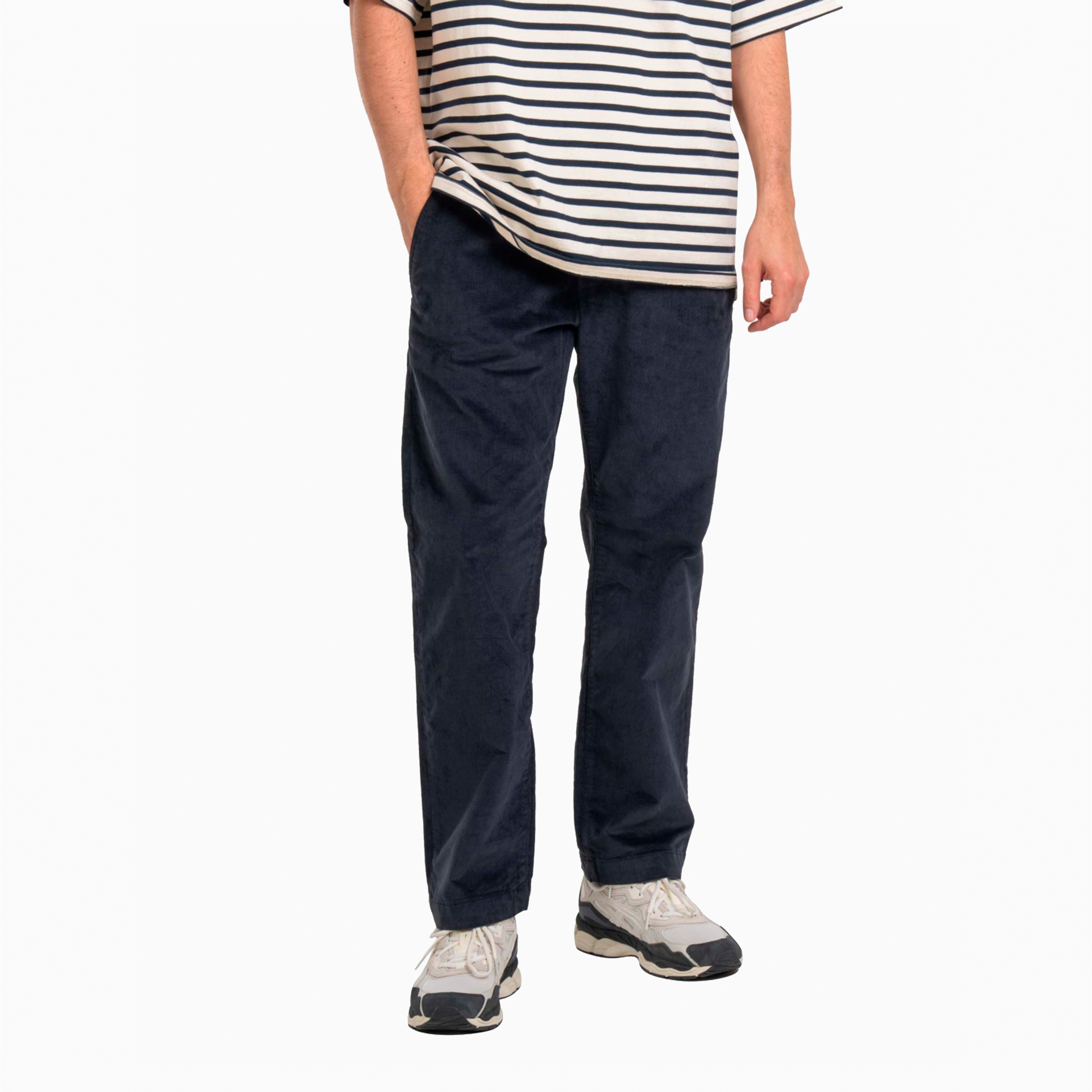 REELL REFLEX LOOSE CHINO CO NAVY SQUARE CORD RE3606