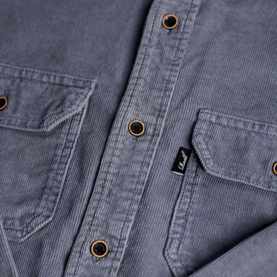 REELL STRIKE SHIRT GREY BLUE RE4477
