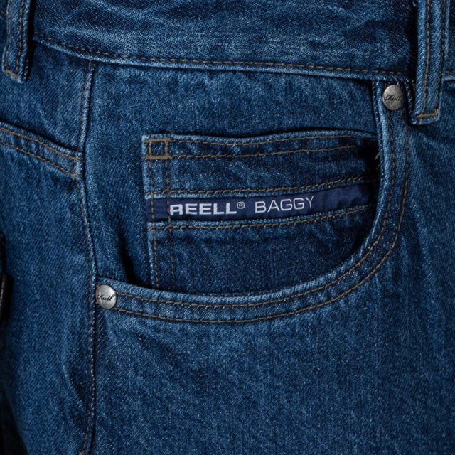 REELL BAGGY JEANS DARK STONE WASH