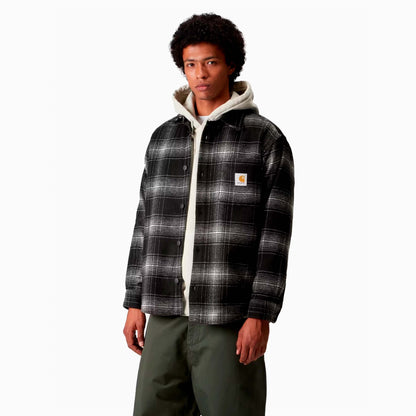 CARHARTT WIP CHEMISE JAC BRENNAN À CARREAUX NOIR & CIRE I035324-34J
