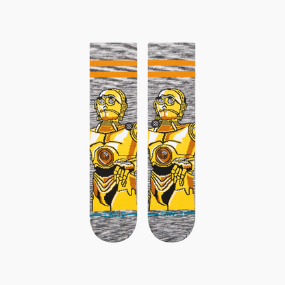 Chaussettes grises STANCE C3PO CREW A556A25C3P-GLD