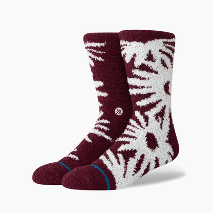 STANCE DAISIES COZY CREW RED W534D25DAI-FIG