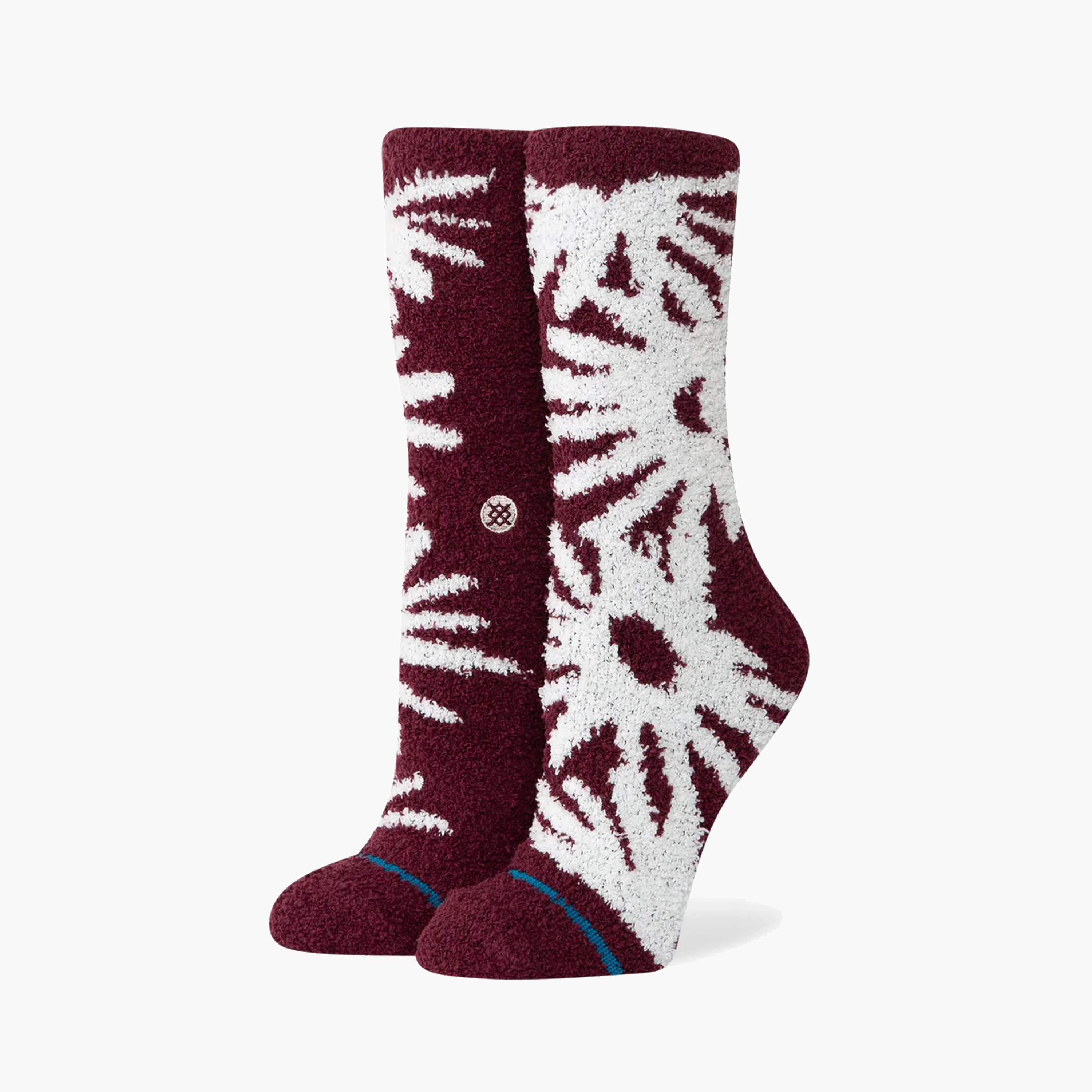 STANCE DAISIES COZY CREW RED W534D25DAI-FIG