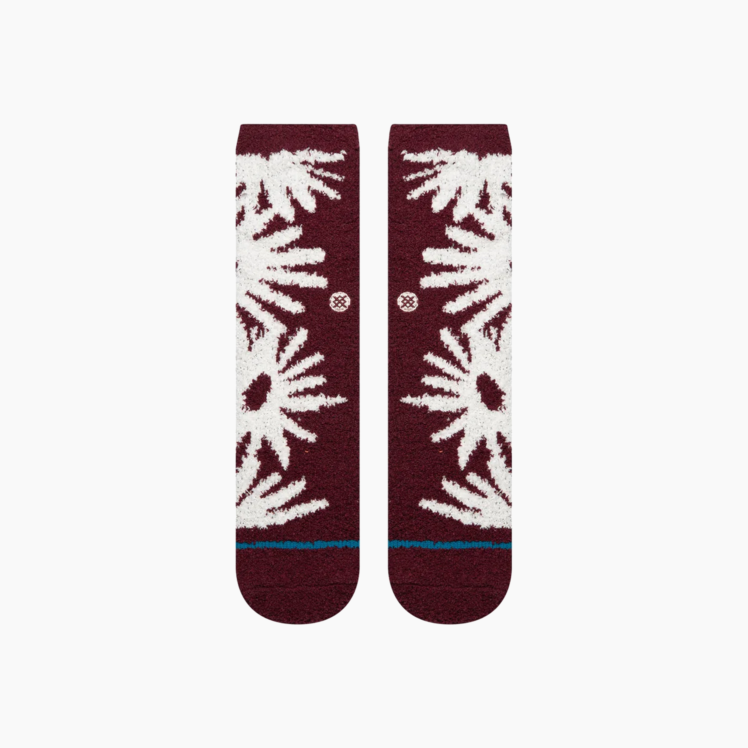 STANCE DAISIES COZY CREW RED W534D25DAI-FIG
