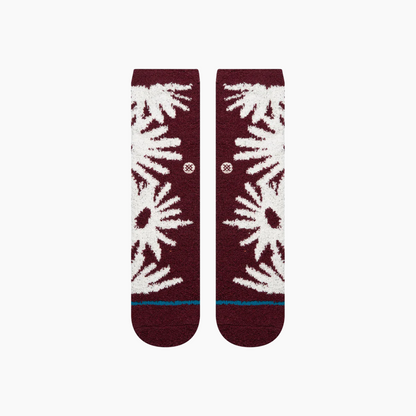 STANCE DAISIES COZY CREW RED W534D25DAI-FIG