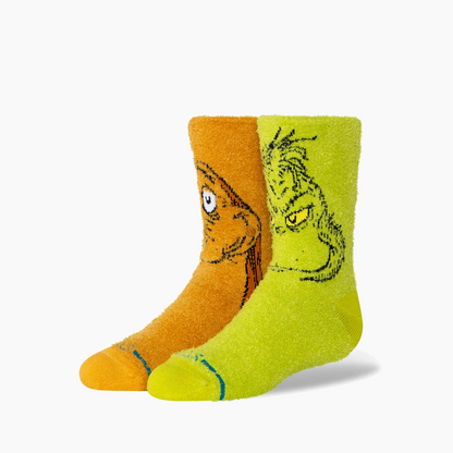 STANCE GRINCH ET MAX ORANGE &amp; VERT ENFANTS K555D25GRI-GRN
