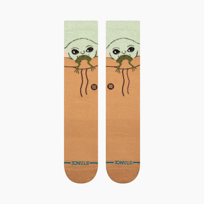 STANCE GROGU HUNGRY CREW SOCK A555D25GRO-GRN