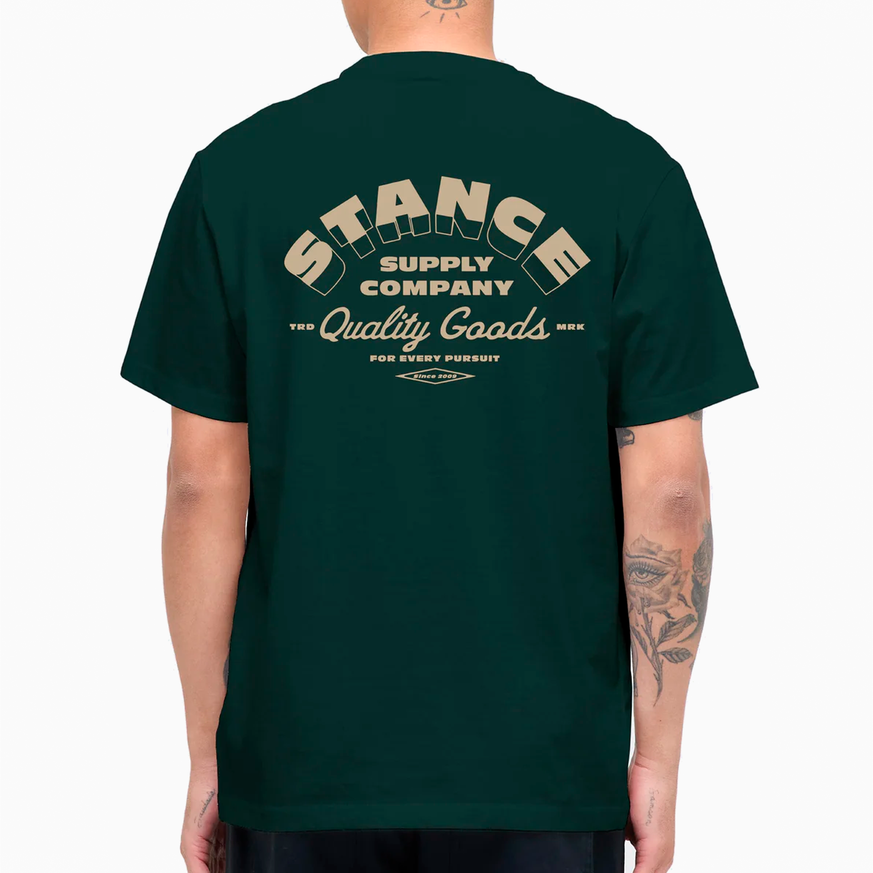 STANCE OUTFITTERS TEE SHIRT PINE A3SS1D25OT-PIN
