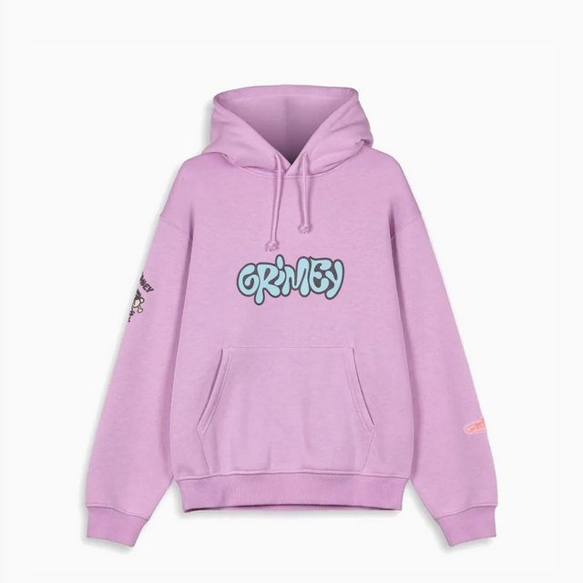 GRIMEY BLOODSUCKER VINTAGE HOODIE VIOLET GCH595-VLT