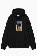 Sudadera Carhartt | Sudadera Carhartt con Capucha | Sudadera Carhartt Con Capucha Negra | La Cheap Thrills es una sudadera de corte holgado que está fabricada con algodón pesado y sin cepillar, cuenta con una textura de bouclé. La sudadera se ha lavado para darle un aspecto suave además tiene mangas raglán y costuras flatlock.