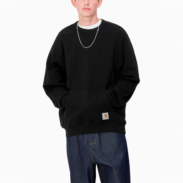 CARHARTT WIP BILLY SWEAT BLACK - I034038