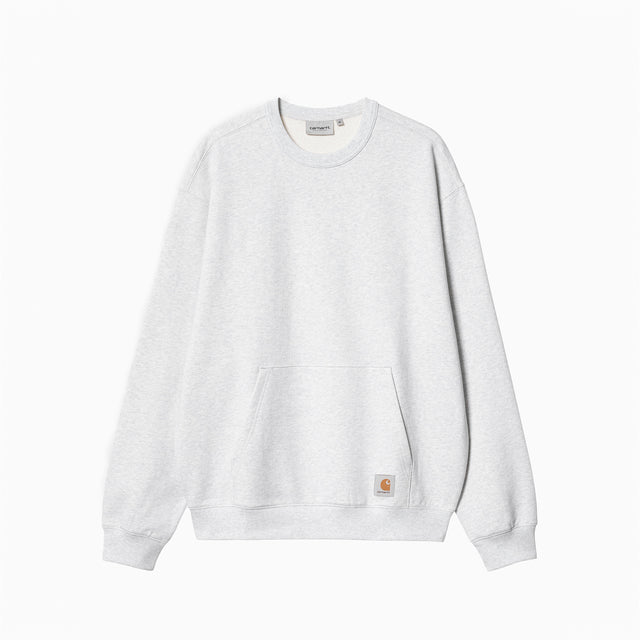 CARHARTT WIP BILLY SWEAT ASH HEATHER - I034038";;"