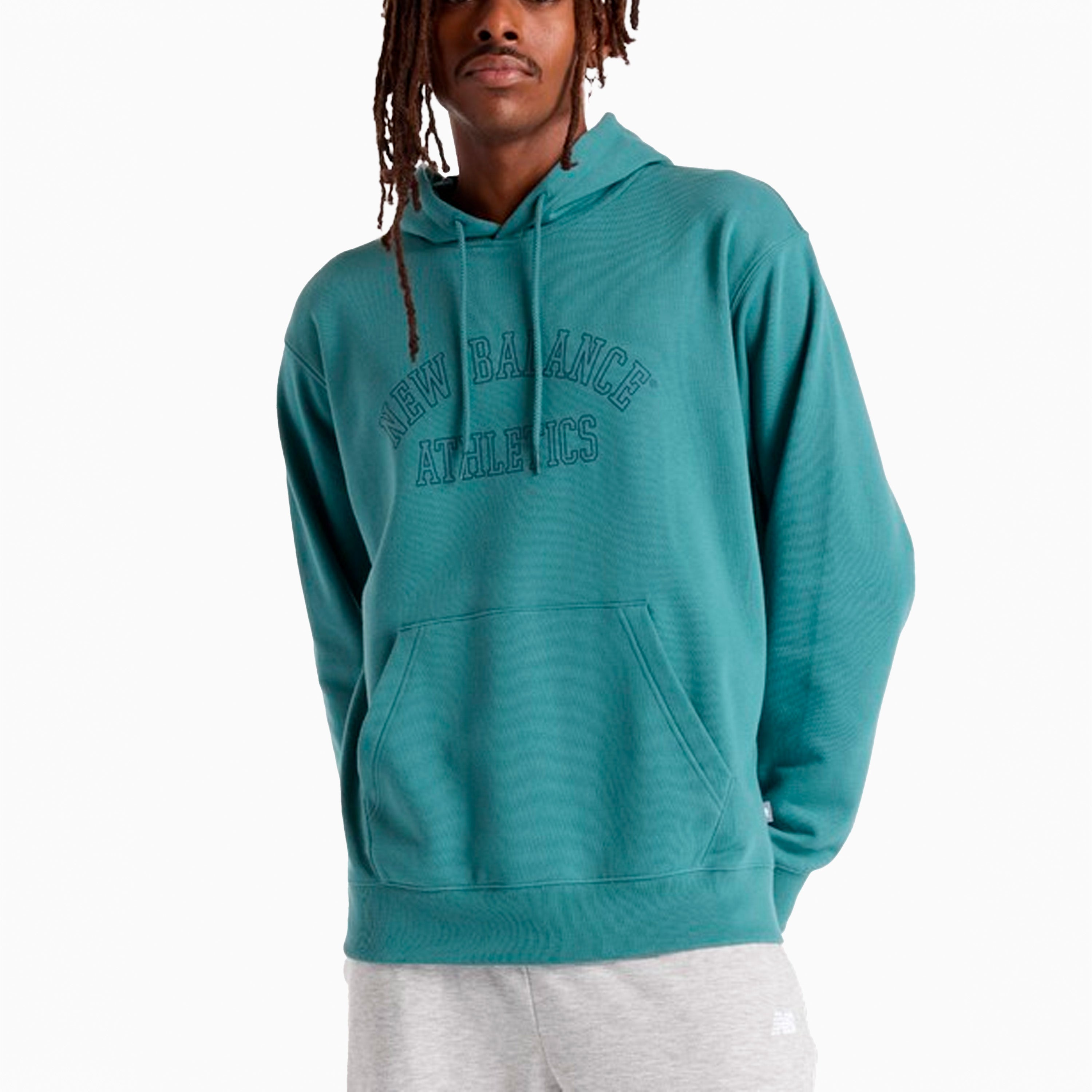 Green fashion new balance hoodie