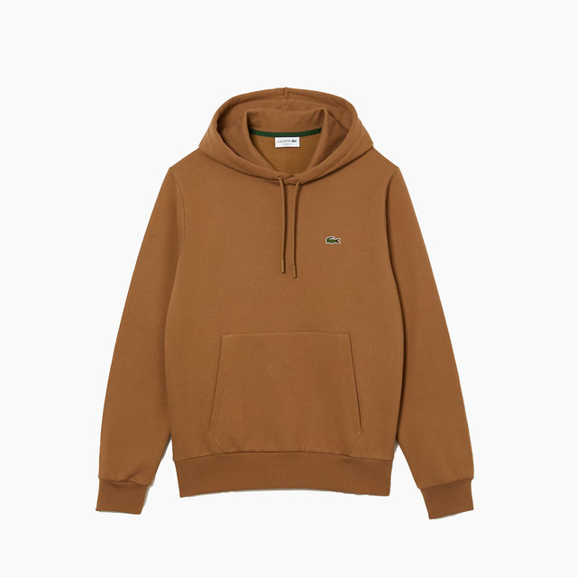 LACOSTE JOGGER HOODED SWEAT BROWN - SH9623