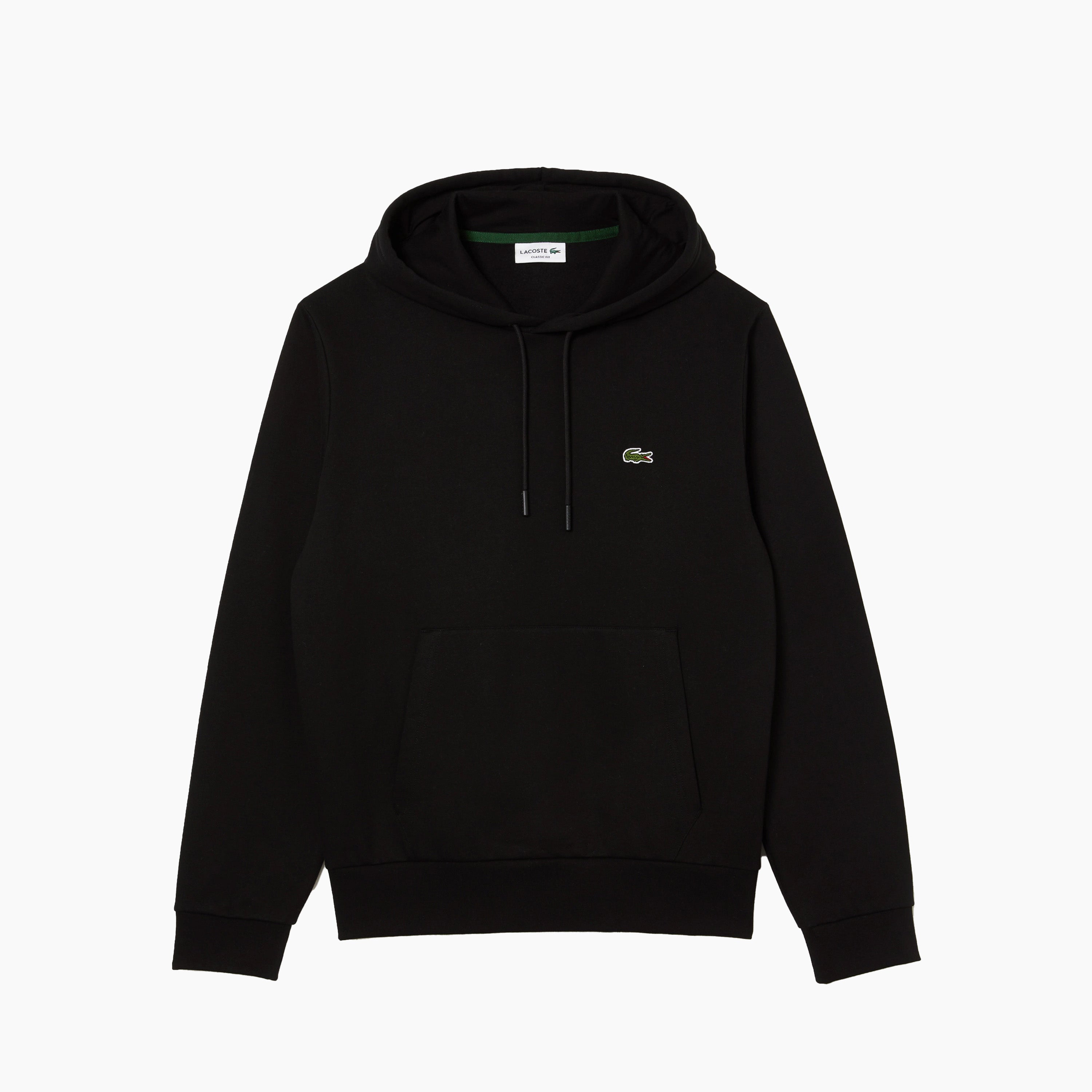 LACOSTE JOGGER HOODED SWEAT BLACK - SH9623