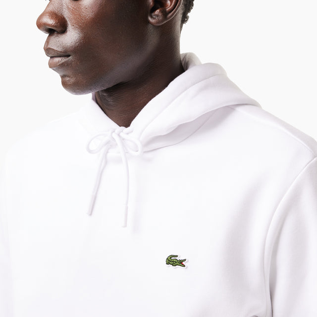 LACOSTE JOGGER HOODED ORGANIC COTTON WHITE - SH9623