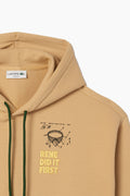 Sudadera Lacoste con Capucha | Sudadera Lacoste para Hombre | Sudadera Lacoste para Mujer | Esta sudadera de piqué de algodón de doble cara ofrece una dosis concentrada de estilo Lacoste: con un corte deportivo, estampados exclusivos junto con el eslogan "René did it first". ﻿Este producto unisex talla grande. Si eres una mujer se recomienda una talla menos.