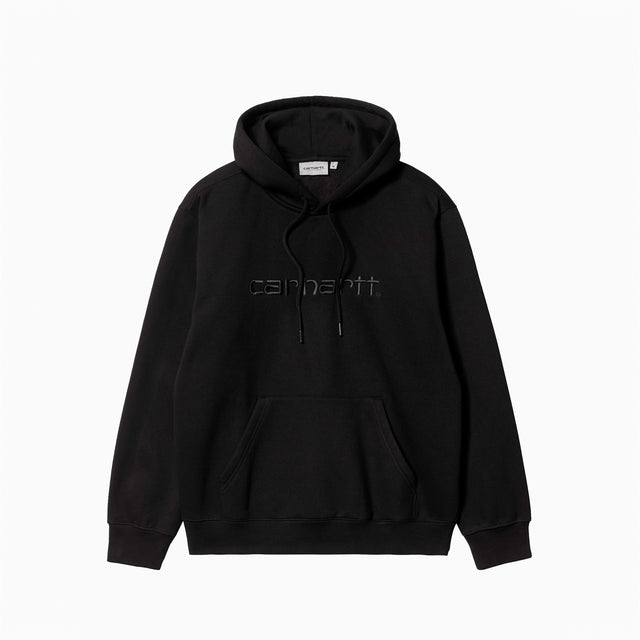 CARHARTT WIP HOODED SWEAT FULL BLACK - I030547