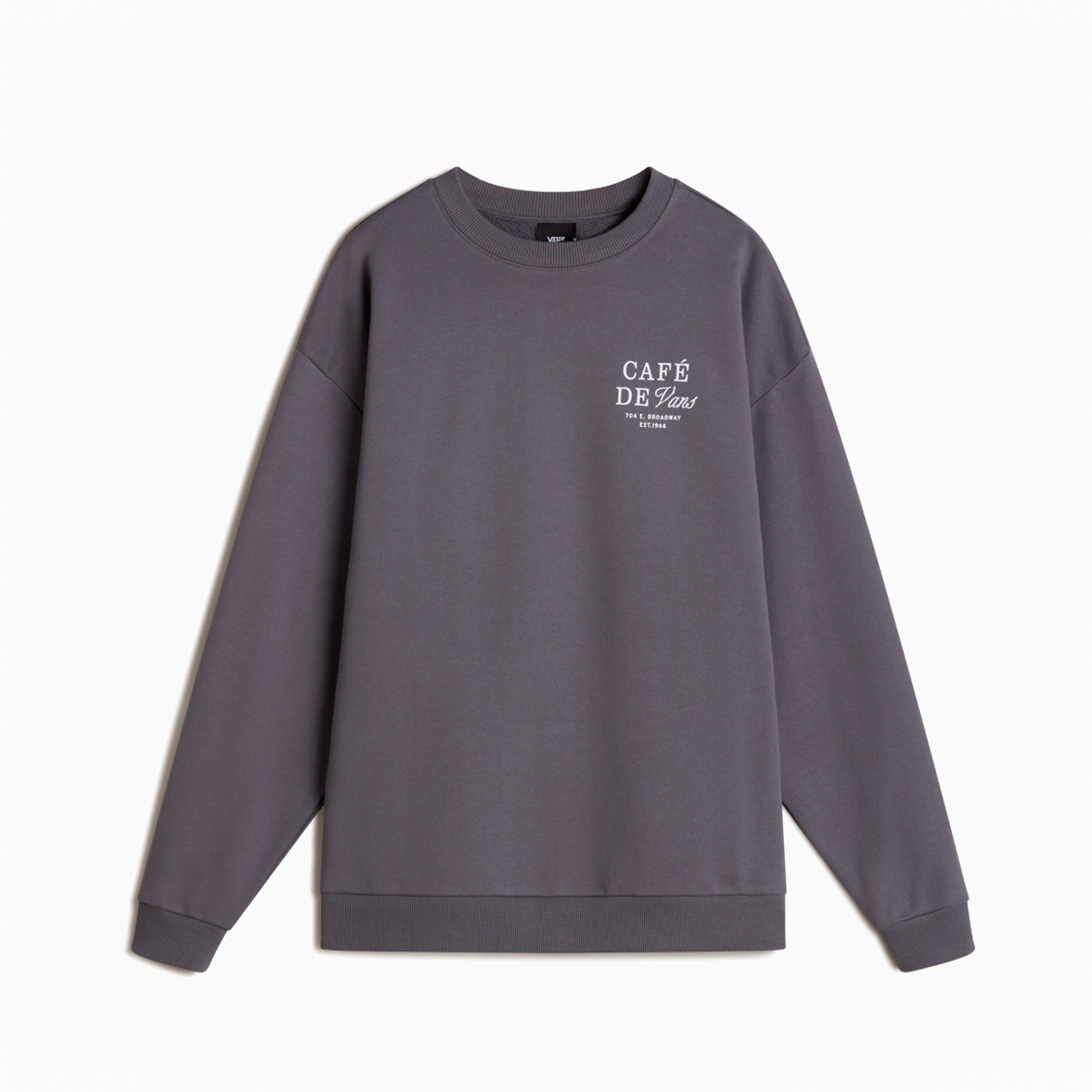 VANS CAFE MOUNTAIN CREW GRAY - VN000RCB1O7