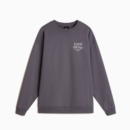 VANS CAFE MOUNTAIN CREW GRAY - VN000RCB1O7