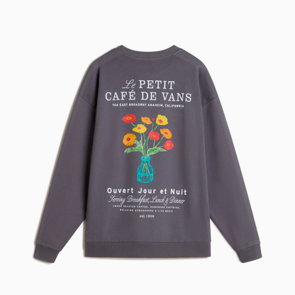 VANS CAFE MOUNTAIN CREW GRAY - VN000RCB1O7