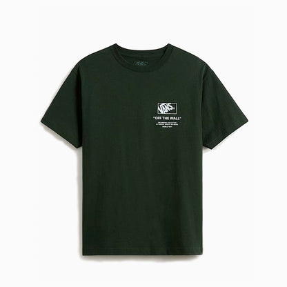 VANS CAMISETA STACKED HI SS DRENAGEM KELP - VN000PEWEMU