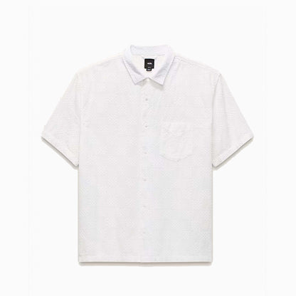 VANS CHEMISE À OREILLET WAYSIDE BLANCHE - VN000M1FFS81
