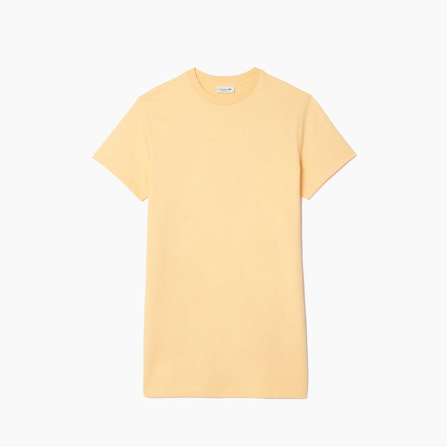 LACOSTE W' IMPALA OVERSIZED SHORT SLEEVED DRESS ORANGE - EF7287