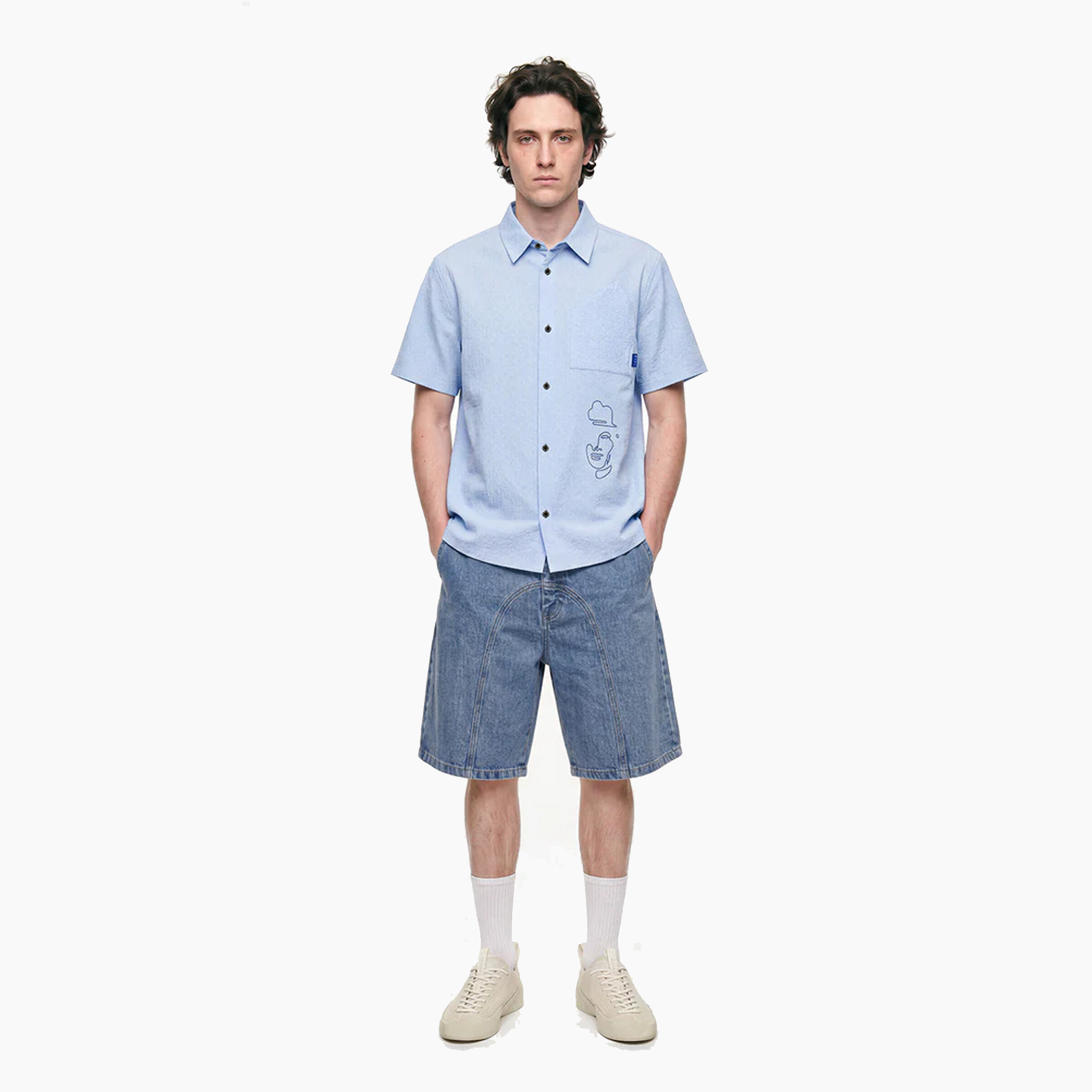 WANF DONBURI DENIM SHORTS SU2620