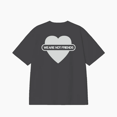 WANF UNION LOVE ANTRA BOXY TEE BLACK