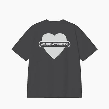 WANF UNION LOVE ANTRA BOXY TEE BLACK